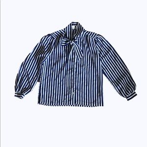 Vintage candy stripe blouse